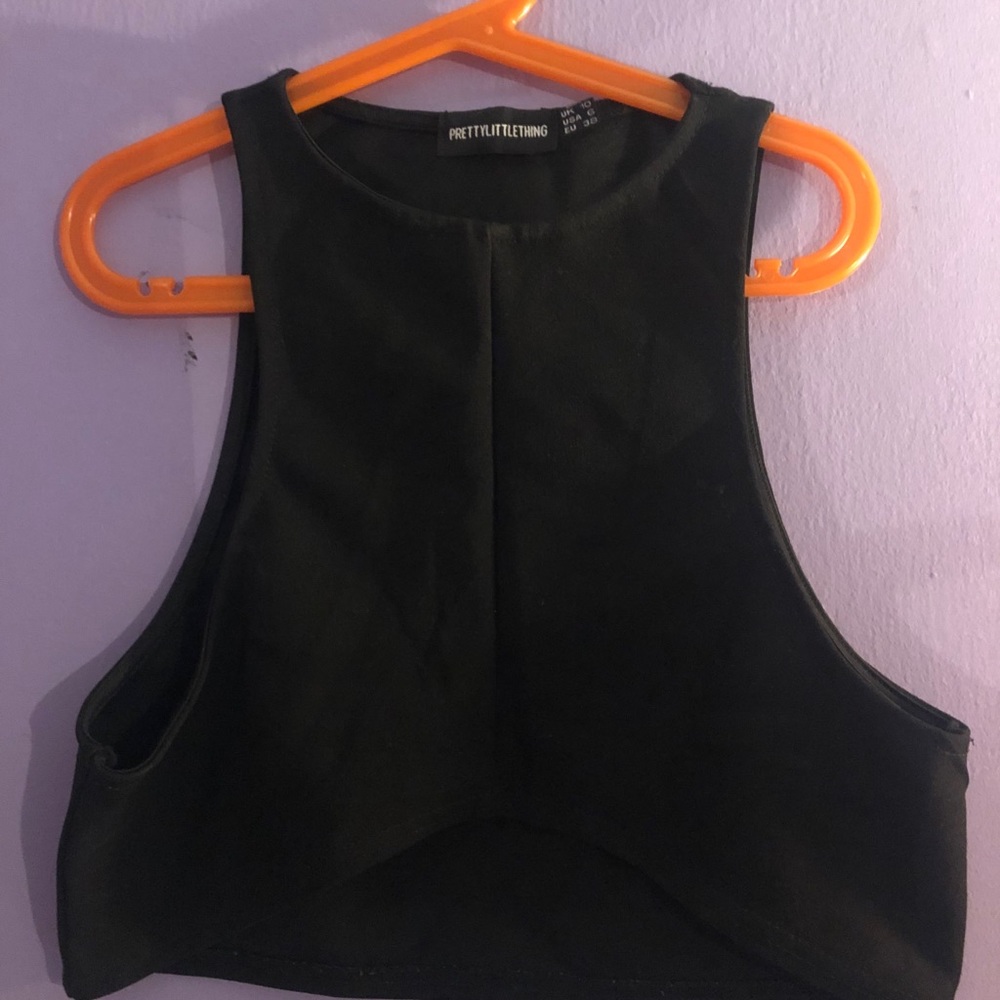 Black PrettyLittleThing top